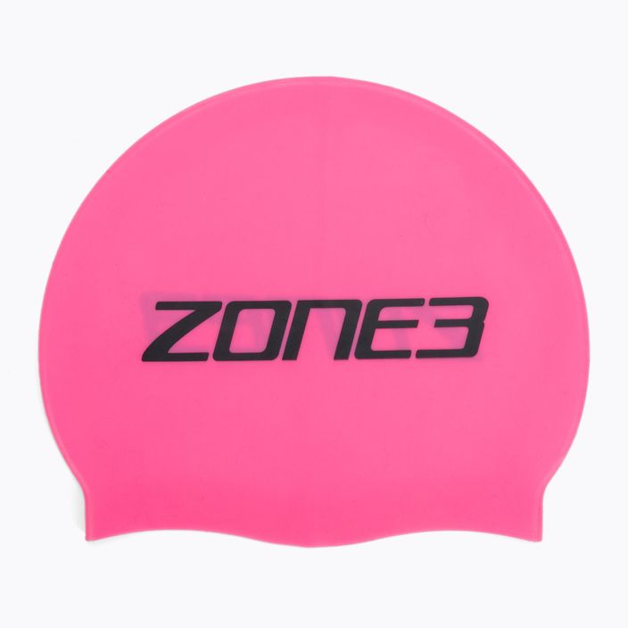 Șapcă de înot de înaltă vizibilitate Zone3 Roz SA18SCAP114_OS