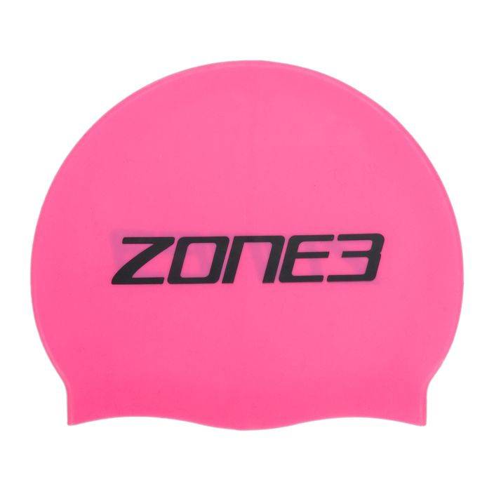 Șapcă de înot de înaltă vizibilitate Zone3 Roz SA18SCAP114_OS 2