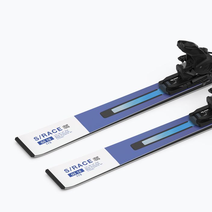 Salomon S Race GS 10 + M12 GW albastru și alb schiuri de coborâre L47038300 13