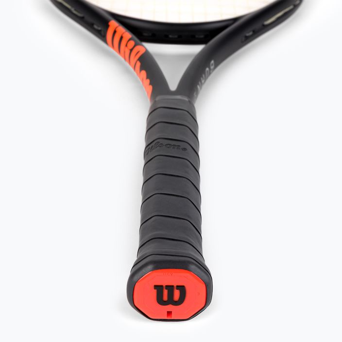 Rachetă de tenis Wilson Burn 100 V4.0 negru și portocaliu WR044710U 3