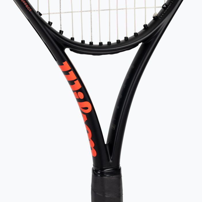 Rachetă de tenis Wilson Burn 100Ls V4.0 negru și portocaliu WR044910U 5