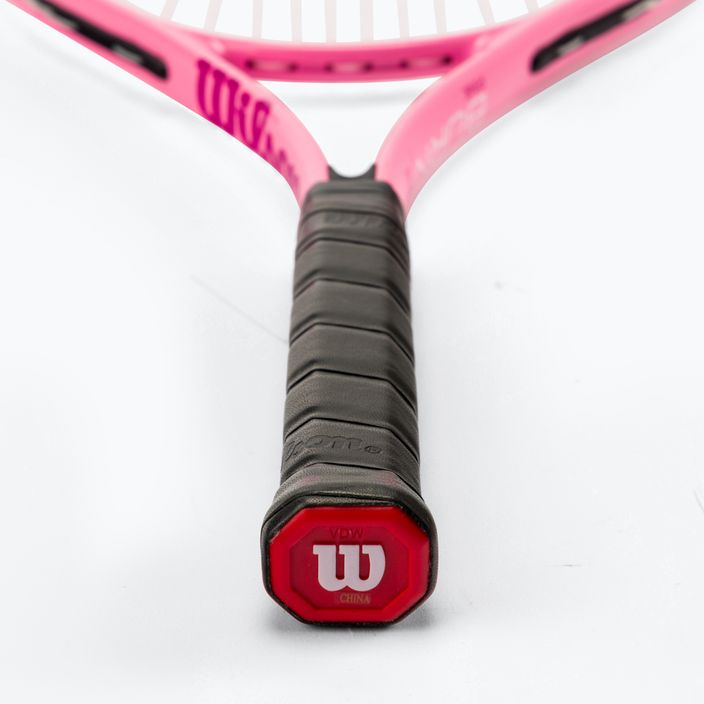 Rachetă de tenis pentru copii Wilson Burn Half Cvr roz WR052610H+ 3