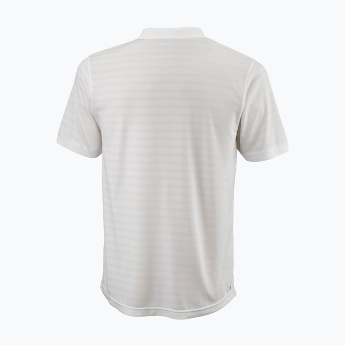 Tricou de tenis pentru bărbați Wilson Stripe Polo alb WRA789703 2