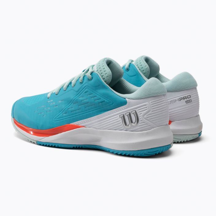Pantofi de tenis pentru femei Wilson Rush Pro Ace Clay albastru WRS329560 3
