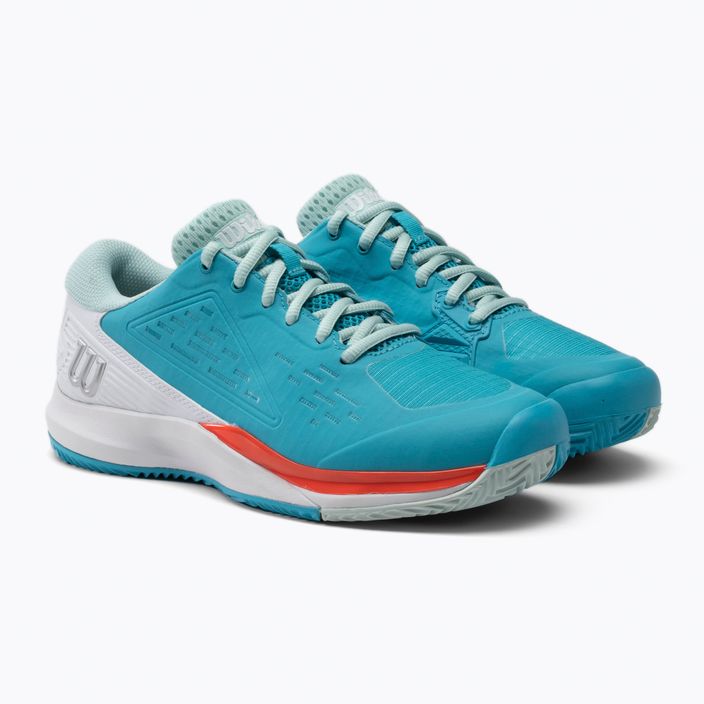 Pantofi de tenis pentru femei Wilson Rush Pro Ace Clay albastru WRS329560 5