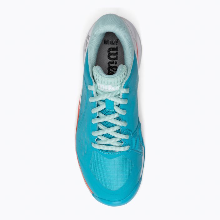 Pantofi de tenis pentru femei Wilson Rush Pro Ace Clay albastru WRS329560 6