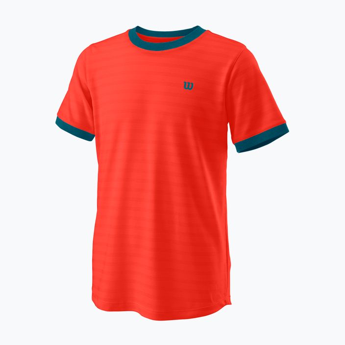 Tricou de tenis pentru copii Wilson Competition Crew II roșu WRA807201 5