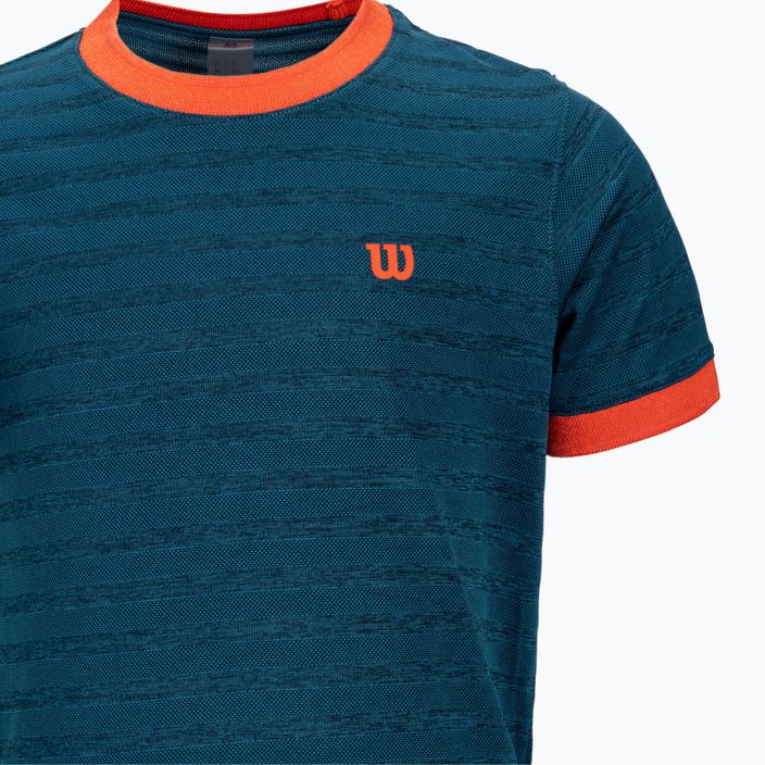 Tricou de tenis pentru copii Wilson Competition Crew II albastru WRA807203 3