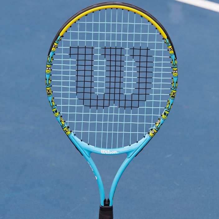 Rachetă de tenis pentru copii Wilson Minions 2.0 Jr 23 albastru/galben WR097210H 7