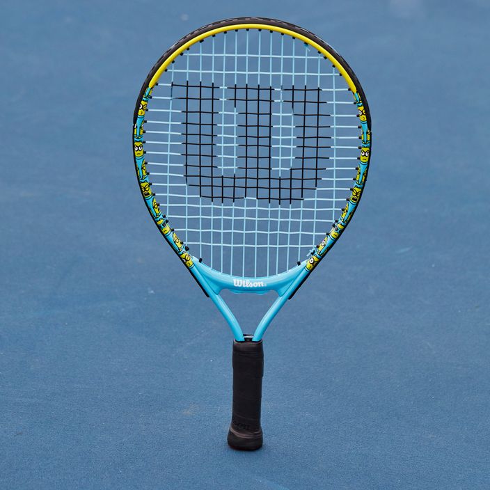 Rachetă de tenis pentru copii Wilson Minions 2.0 Jr 21 albastru/galben WR097110H 9