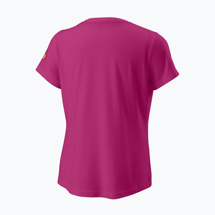 Wilson Emoti-Fun Tech Tee tricou de tenis pentru copii roz WRA807902 6