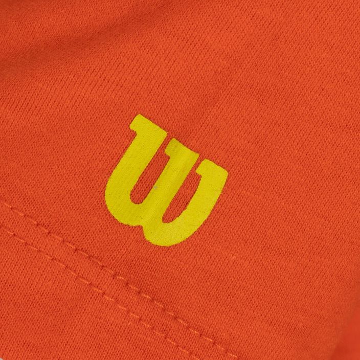 Tricou de tenis pentru copii Wilson Emoti-Fun Tech Tee portocaliu WRA807403 4