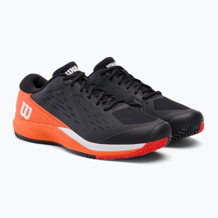 Wilson Rush Pro Ace, pantofi de tenis pentru bărbați negru/roșu WRS330790 4