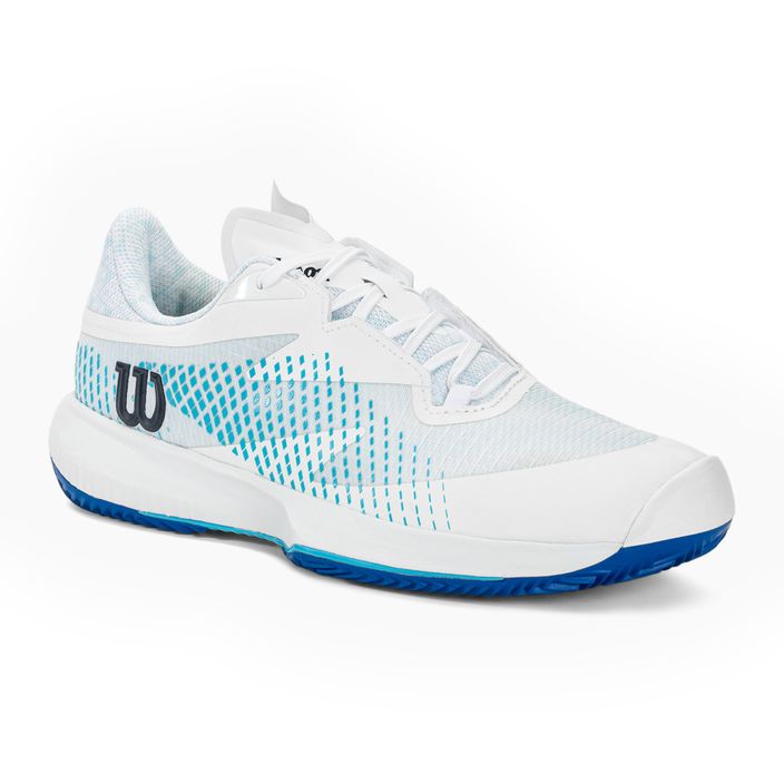 Încălțăminte de tenis pentru bărbați Wilson Kaos Swift 1.5 Clay white/blue atoll/lapis blue 7