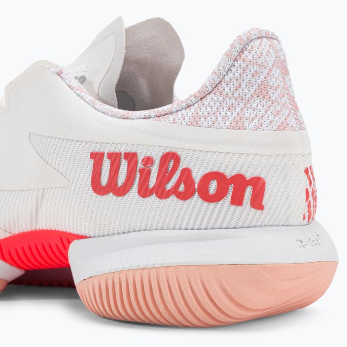 Pantofi de tenis pentru femei Wilson Kaos Swift 1.5 roșu și alb WRS331040 10