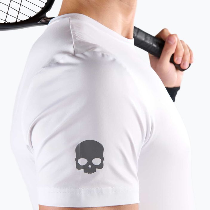 Tricou de tenis pentru bărbați HYDROGEN Basic Tech Tee alb 4