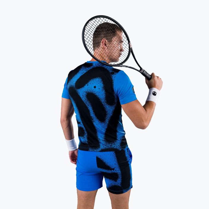 Tricou de tenis pentru bărbați HYDROGEN Tricou de tenis Spray Tech albastru T00502014 2
