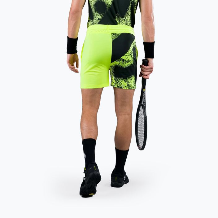 Pantaloni scurți de tenis HYDROGEN Spray Tech pentru bărbați, galben T00510724 3