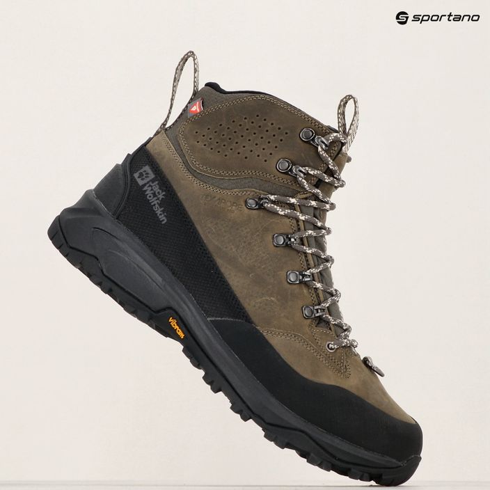 Încălțăminte de trekking pentru bărbați Jack Wolfskin Terraquest Arctic Texapore Mid cold coffee 3