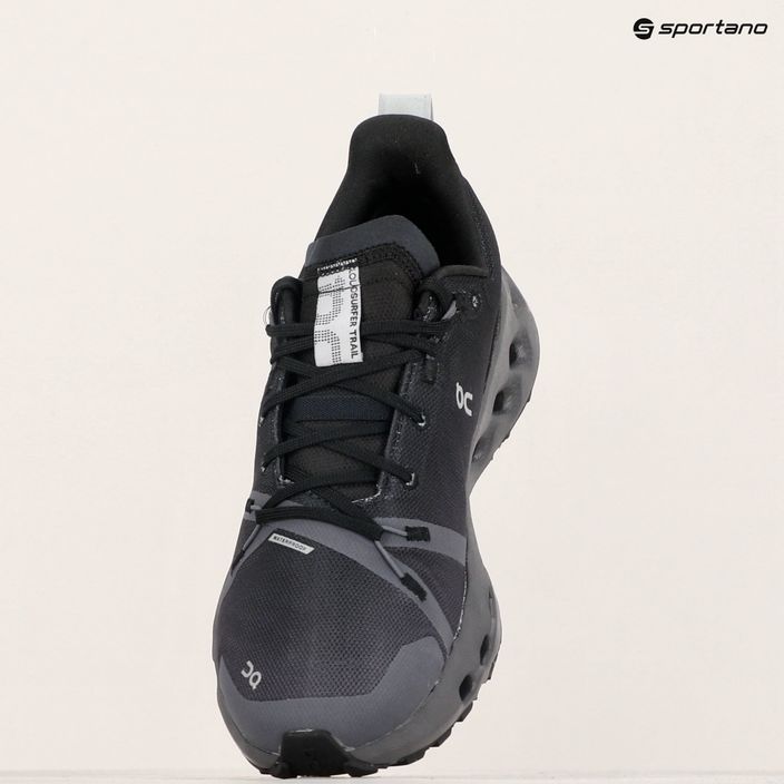 Încălțăminte de alergare pentru femei On Running Cloudsurfer Trail Waterproof black/eclipse 7