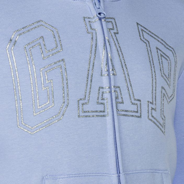 Bluză pentru copii GAP V-FA SLD Logo PO blue crystal 3