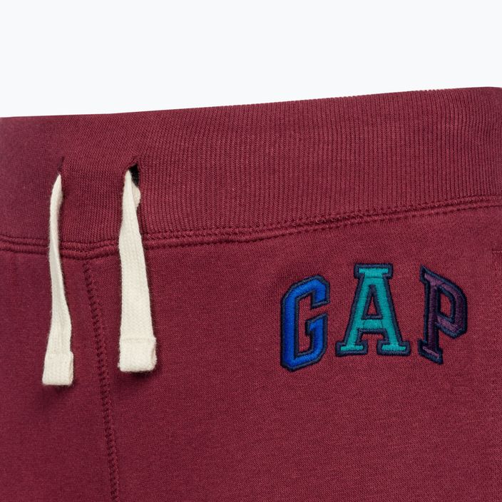 Pantaloni pentru copii GAP V-Fall Fash Logo Jogger deep garnet red 3