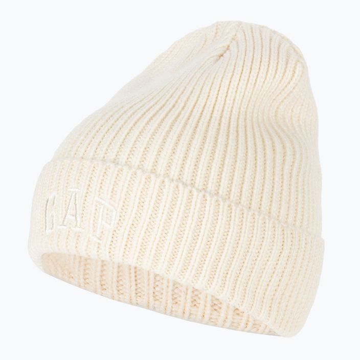 Șapcă pentru femei GAP V-Logo Beanie ivory frost 4