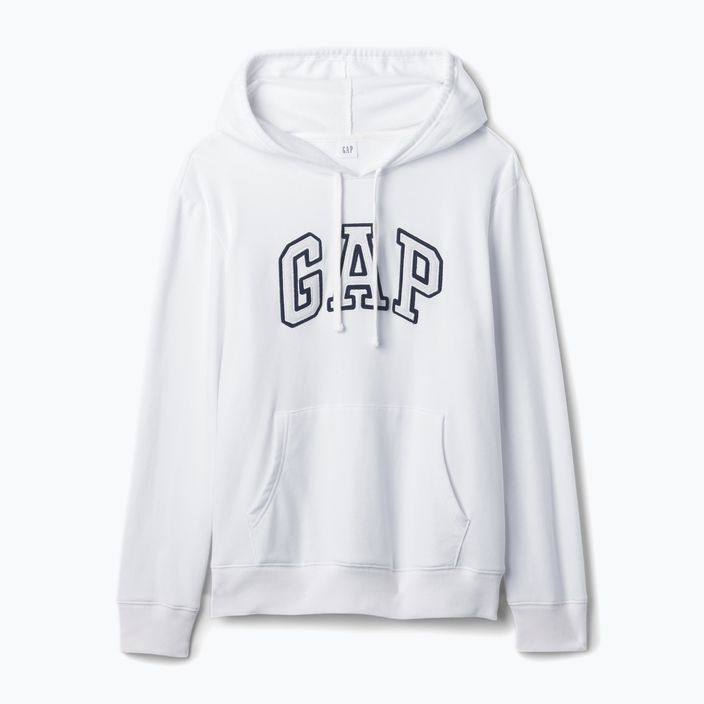 Hanorac pentru femei GAP Heritage French Logo Hoodie optic white 3