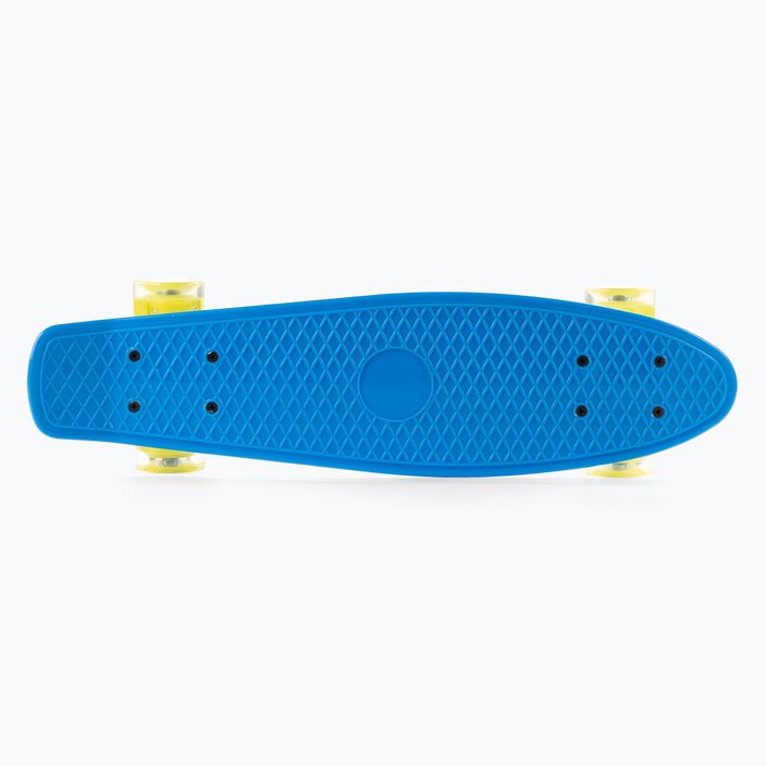 Skateboard clasic pentru copii LED Mechanics albastru PW 506 3