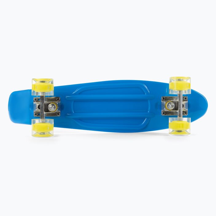 Skateboard clasic pentru copii LED Mechanics albastru PW 506 4