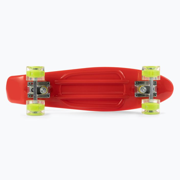 Clasic pentru copii cu LED-uri pentru copii mecanici skateboard roșu PW-506 4