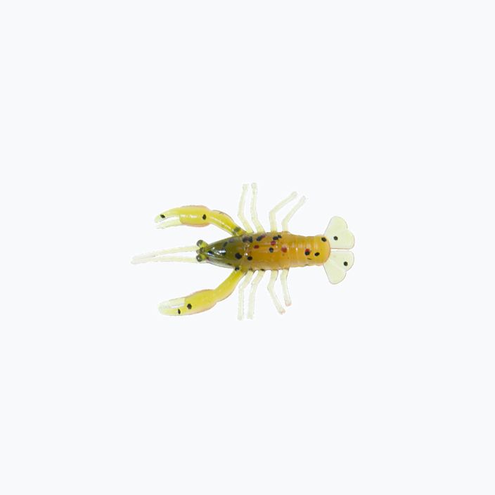 Relax Crawfish 1 Momeală din cauciuc laminat 8 buc. Pepene verde-roșu, negru strălucitor / portocaliu CRF1