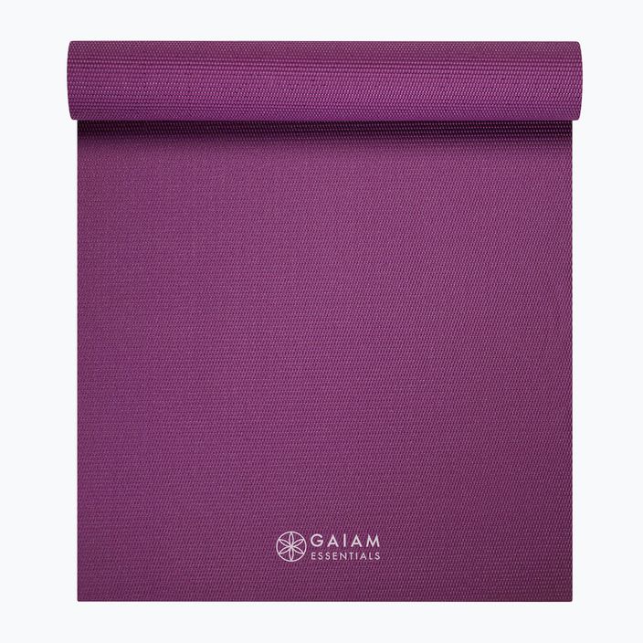 Covoraș de yoga Gaiam Essentials 6 mm mov 63314 3