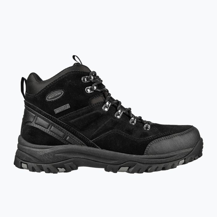 SKECHERS Relment Pelmo negru pantofi de trekking pentru bărbați 8