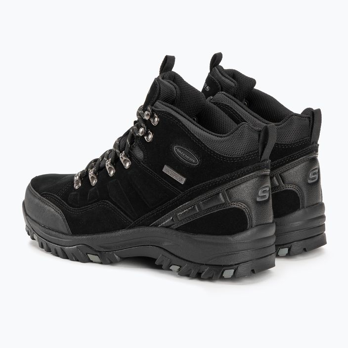 SKECHERS Relment Pelmo negru pantofi de trekking pentru bărbați 3