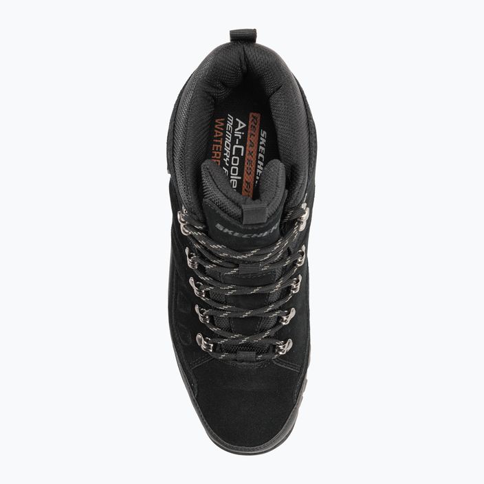 SKECHERS Relment Pelmo negru pantofi de trekking pentru bărbați 6
