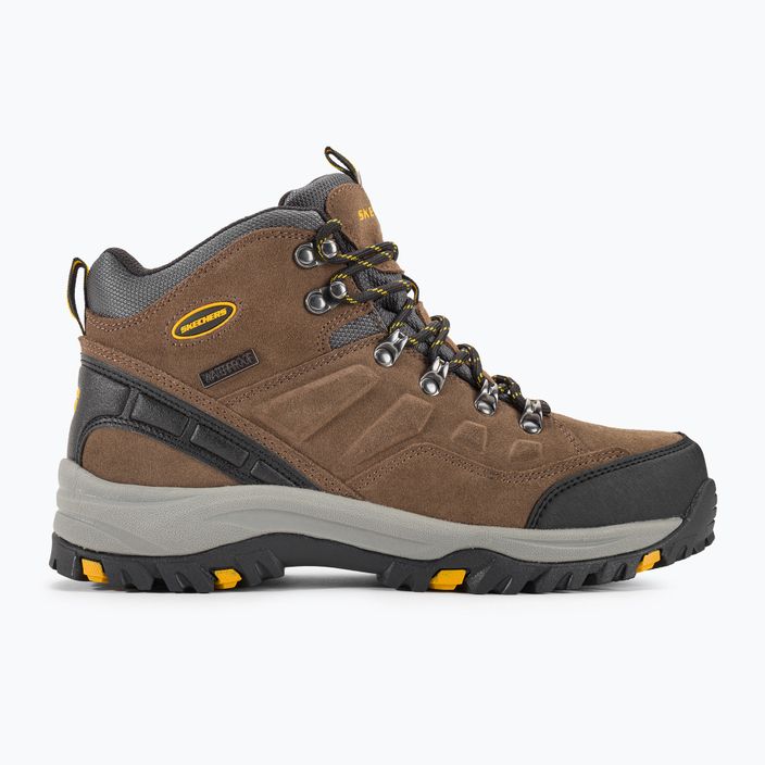 Pantofi de trekking pentru bărbați SKECHERS Relment Pelmo kaki pentru bărbați 2