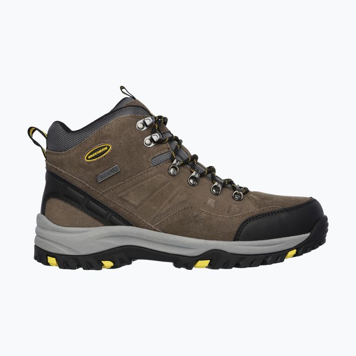 Pantofi de trekking pentru bărbați SKECHERS Relment Pelmo kaki pentru bărbați 8