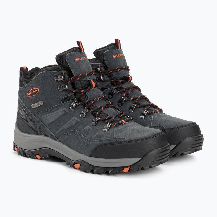 Pantofi de trekking pentru bărbați SKECHERS Relment Pelmo gri pentru bărbați 4
