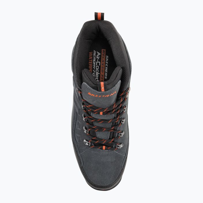 Pantofi de trekking pentru bărbați SKECHERS Relment Pelmo gri pentru bărbați 6