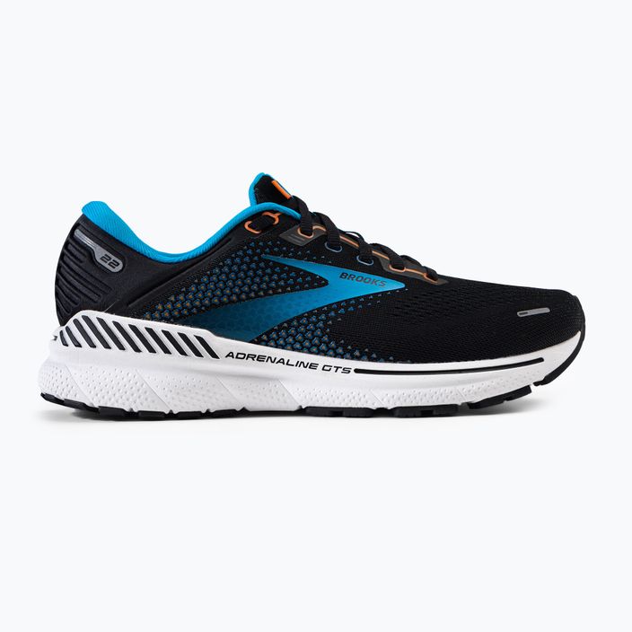 Pantofi de alergare pentru bărbați BROOKS Adrenaline GTS 22 negru-albastru 1103661D034 2