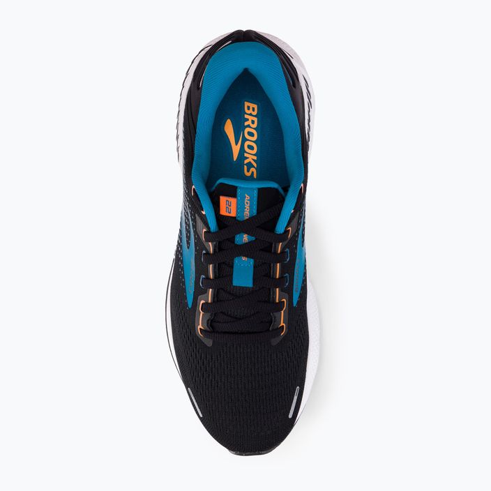 Pantofi de alergare pentru bărbați BROOKS Adrenaline GTS 22 negru-albastru 1103661D034 6