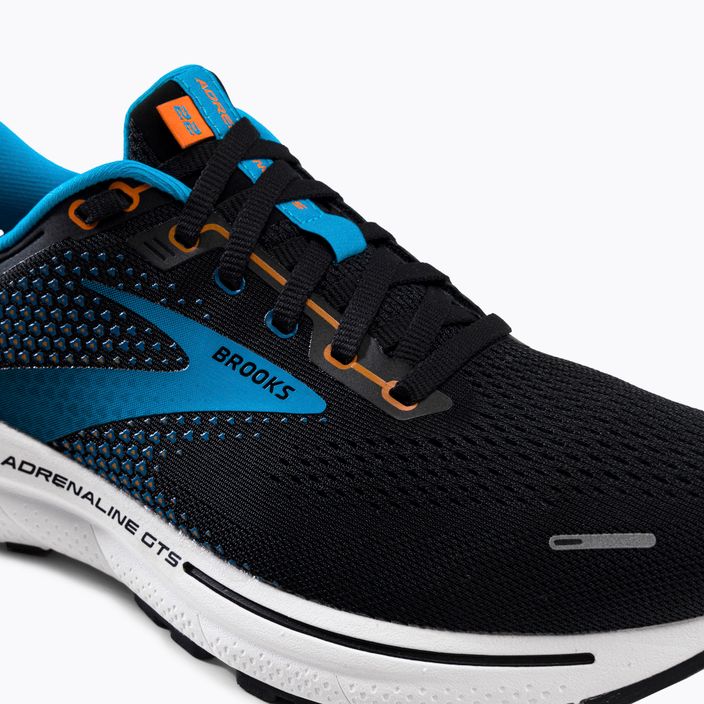 Pantofi de alergare pentru bărbați BROOKS Adrenaline GTS 22 negru-albastru 1103661D034 8