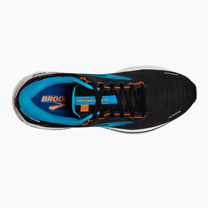 Pantofi de alergare pentru bărbați BROOKS Adrenaline GTS 22 negru-albastru 1103661D034 14