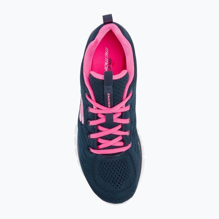 SKECHERS Graceful Get Connected pantofi de antrenament pentru femei, culoare navy/roz cald 6