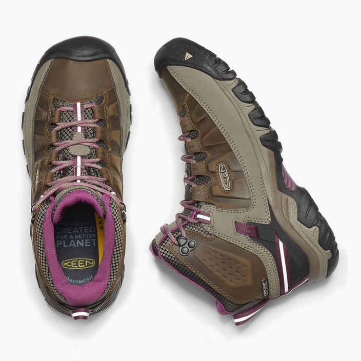 Pantofi de trekking pentru femei KEEN Targhee III Mid gri 1023040 12
