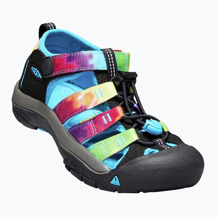 Sandale de trekking pentru copii KEEN Newport H2 rainbow tie dye 7