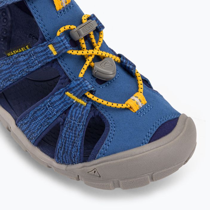 Sandale de trekking pentru copii Keen Seacamp II CNX albastre 1026323 7