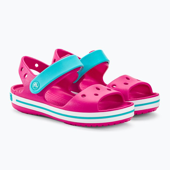 Crocs Crockband Sandale pentru copii roz bomboane/pool 4