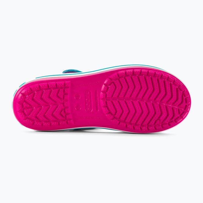 Crocs Crockband Sandale pentru copii roz bomboane/pool 5